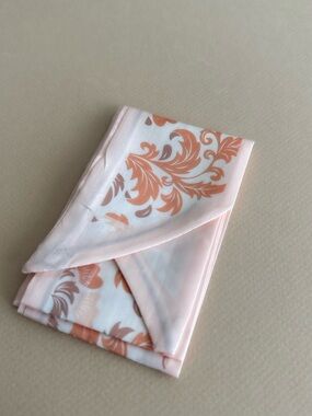 Pastel Pink Floral Scarf M1607